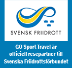 GO Sport Travel är officiell resepartner till Svenska Friidrottsförbundet